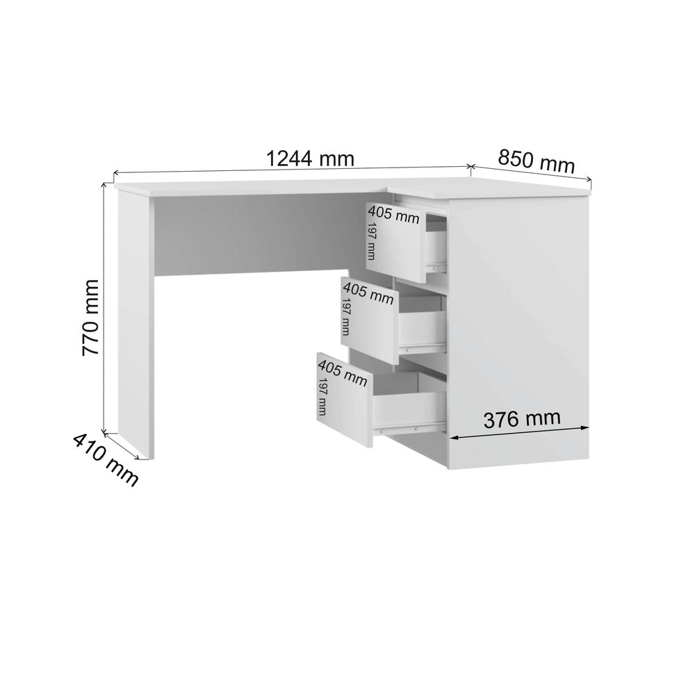 МС Мадера Стол универсал. 1244  770х1244х850 (лдсп графит новый)