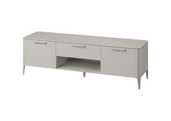 Тумба Type oak под ТВ ширина 180 см (серо-бежевый)