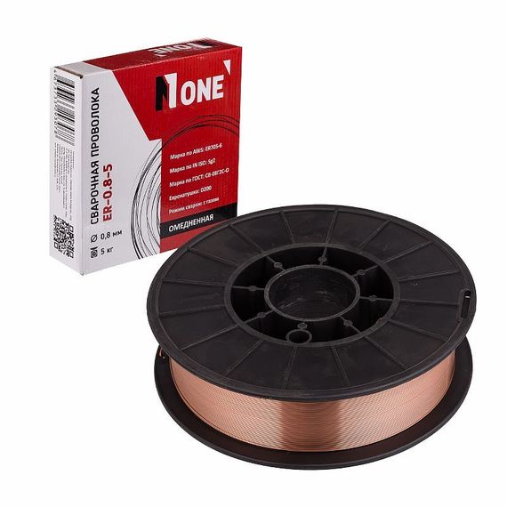 Сварочная омедненная проволока NUMBER ONE ER-0.8-5