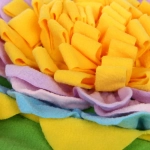 Коврик нюхательный интерактивный для дрессуры и антистресса «Мой Бро», цвет зеленый, 48*48см (лейбл)