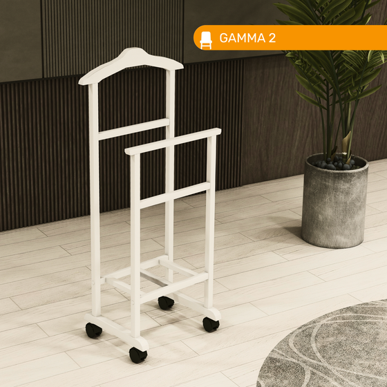 Вешалка напольная GAMMA 2 / Т2, цвет слоновая кость