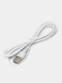 Кабель iPhone Lightning BOROFONE BX51 1м, 2.4A.  белый