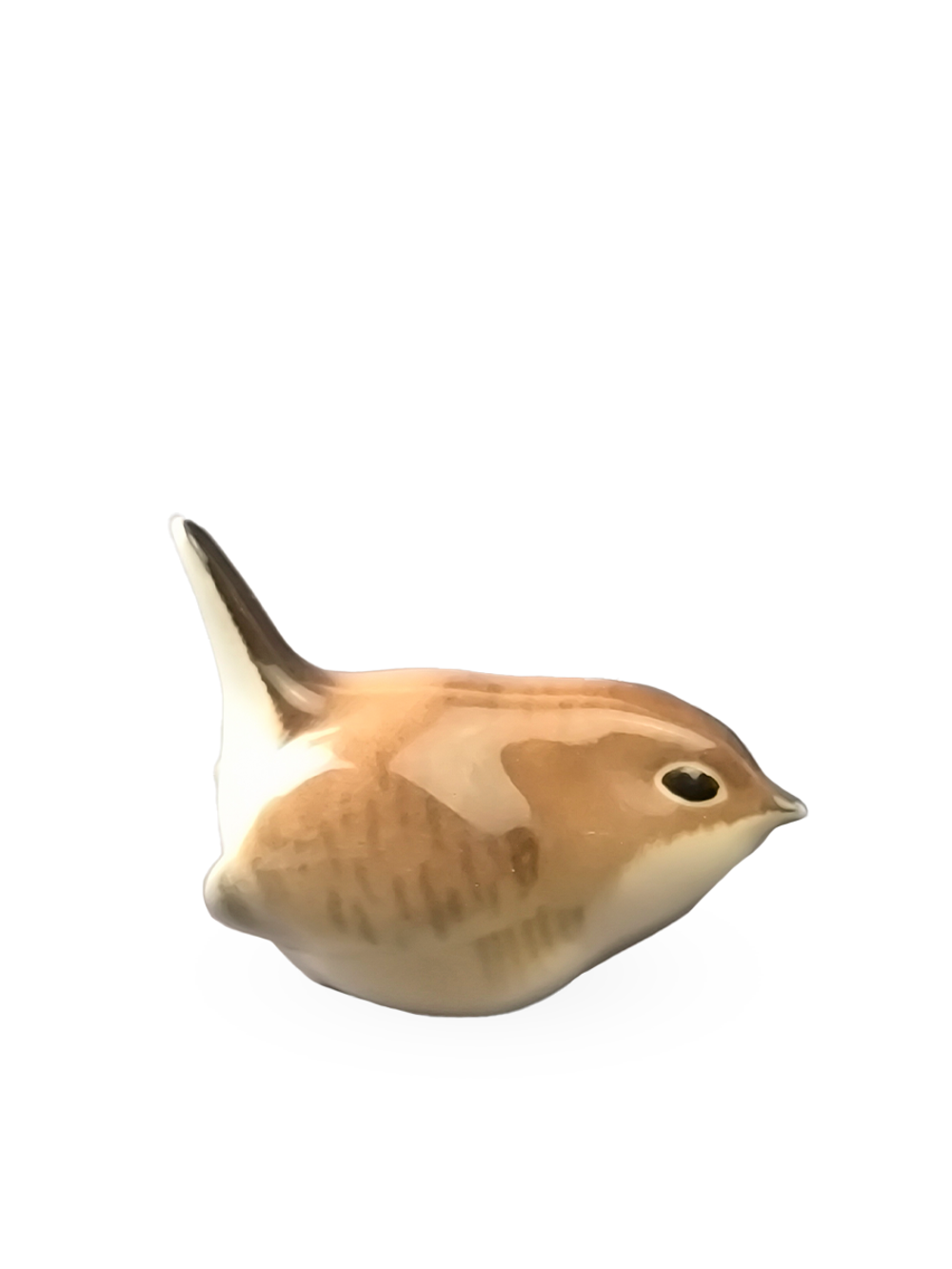 Фарфоровая статуэтка "Птичка - Крапивничек" ЛФЗ