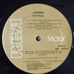 Винтажная виниловая пластинка LP David Bowie Lodger (Canada 1979)