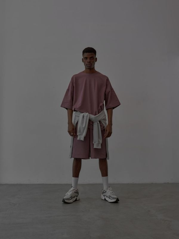 Футболка Logo Ephemera сиреневая - фото 4