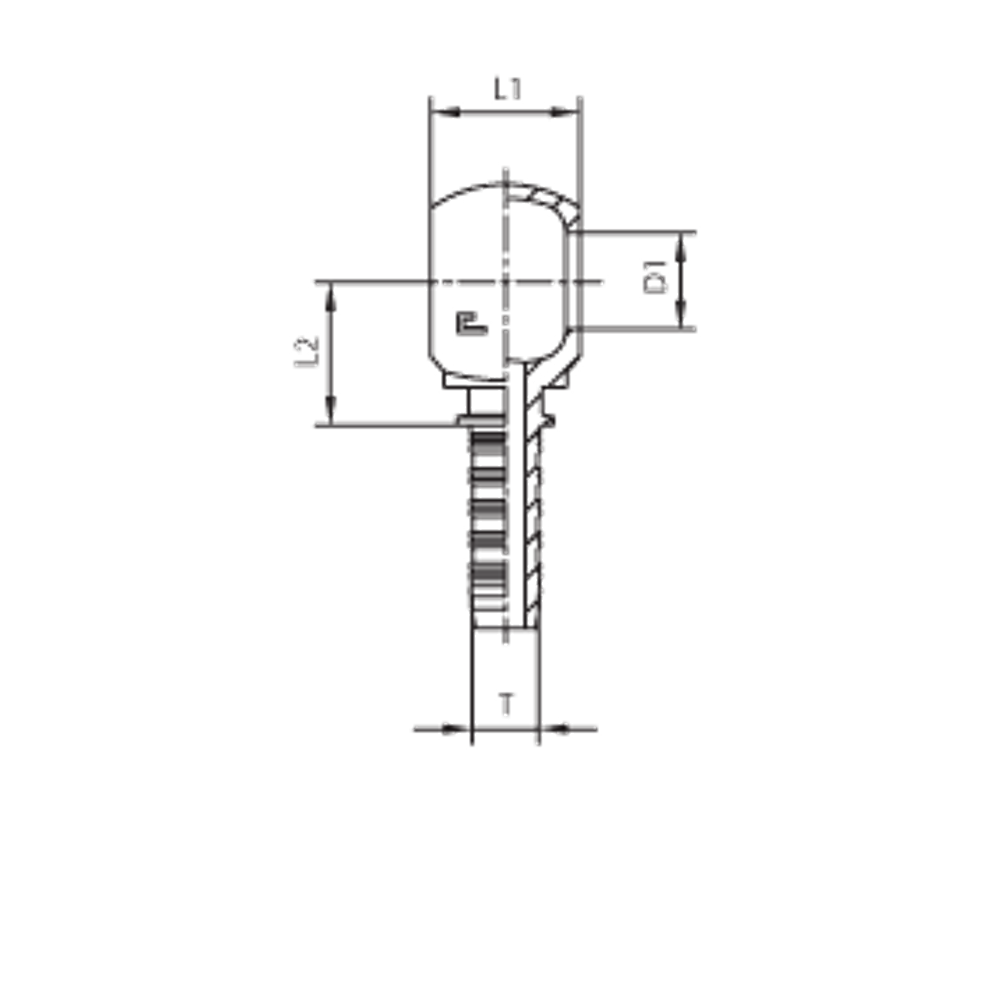 Фитинг DN 08 BANJO 1/2