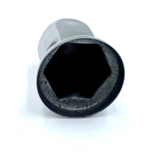 Колпачки на на автомобильную гайку/болт колеса 33мм. Без лого, высокие. Нержавеющая сталь. 5 штук в комплекте