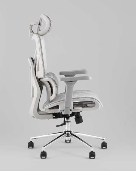Кресло офисное TopChairs Structo серая сетка