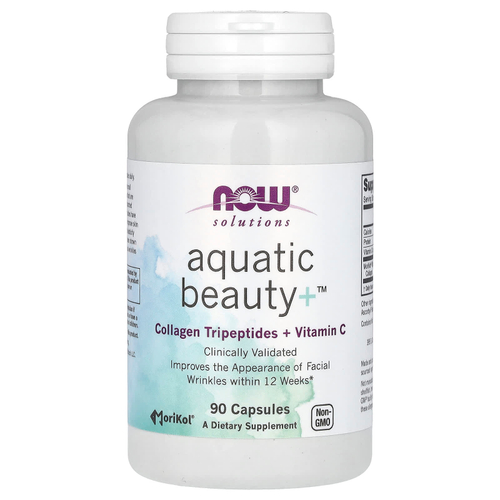 NOW Foods, Solutions, Aquatic Beauty +, 90 капсул