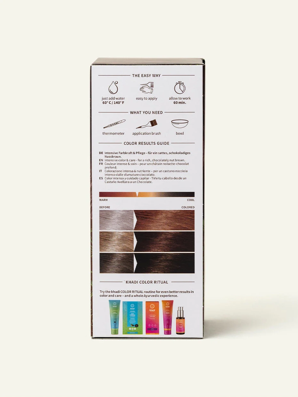 ОРЕХ - натуральная краска для волос Khadi Naturprodukte, 100 гр