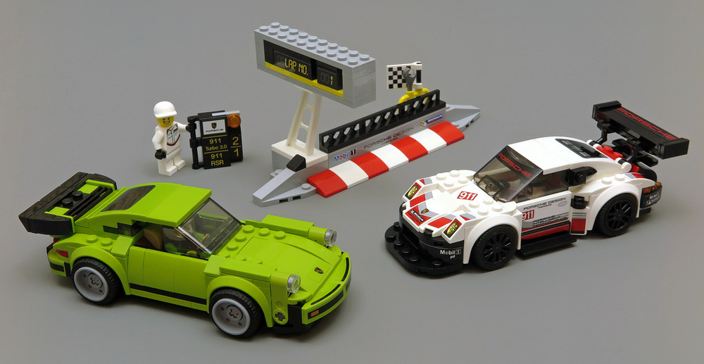 LEGO Speed Champions: Porsche 911 RSR и 911 Turbo 3.0 75888 — Porsche 911 RSR and 911 Turbo 3.0 — Лего Спид чампионс Чемпионы скорости