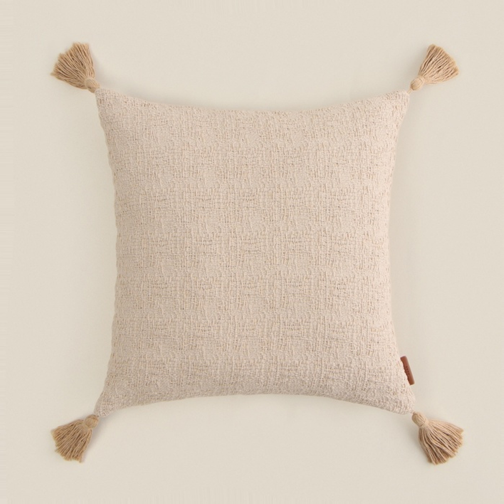 Чехол на подушку 45х45 см, цв. коричневый