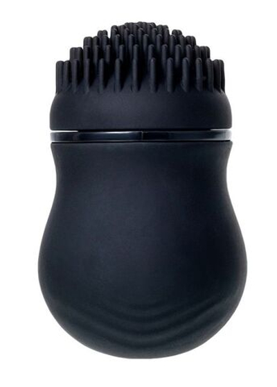 Черный стимулятор клитора PPP CURU-CURU BRUSH ROTER (Цвет: черный)