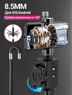 Jingleszcn двухсторонний 180 wifi промышленный endoscope 8.5mm 1080p инспекционная камера wi для iphone android