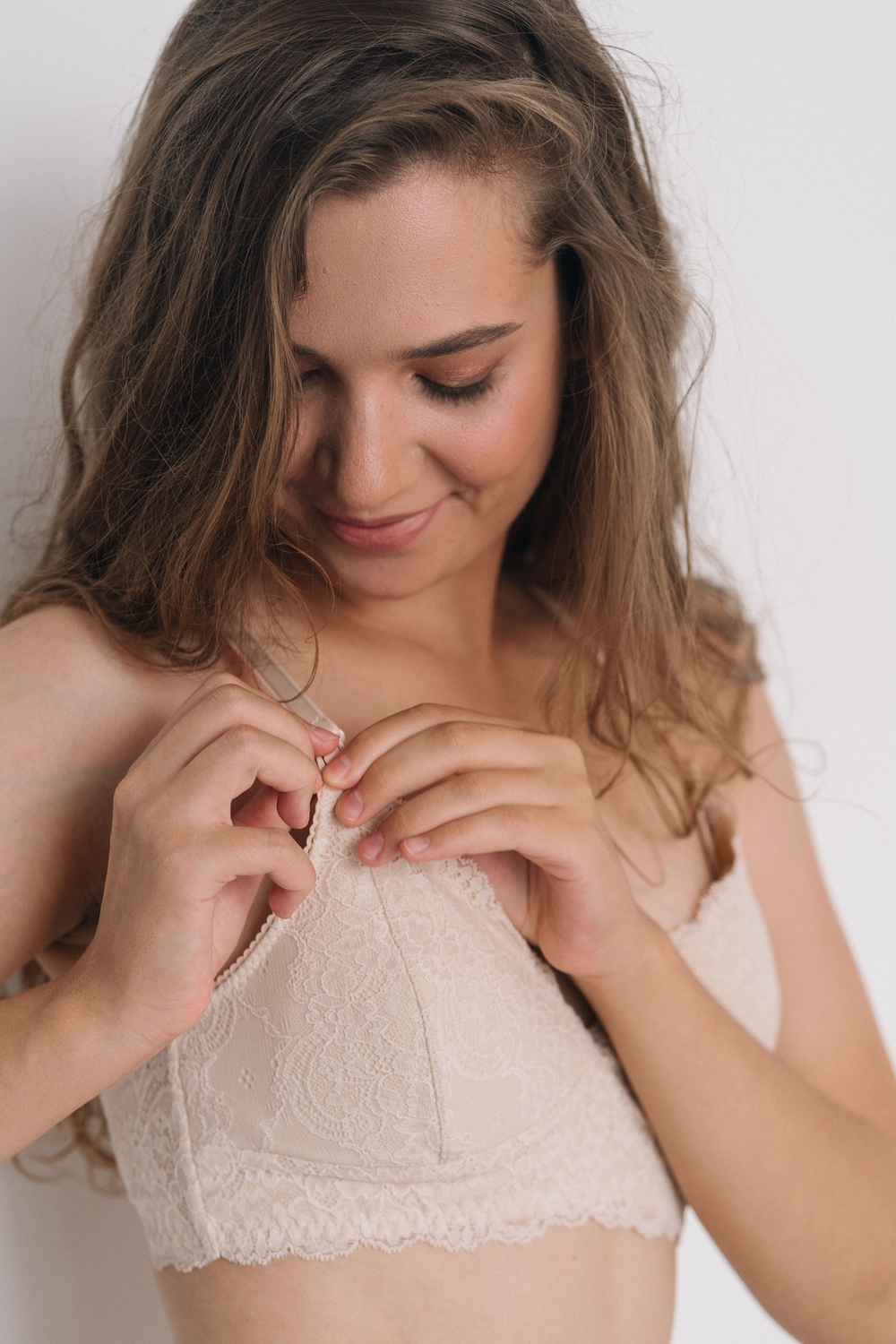 Бюстгальтер Воздушный для кормления Бежевый