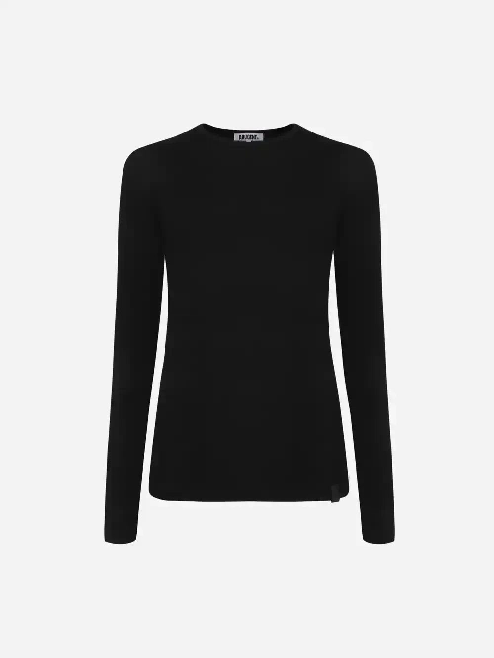 Лонгслив из тонкого трикотажа белый