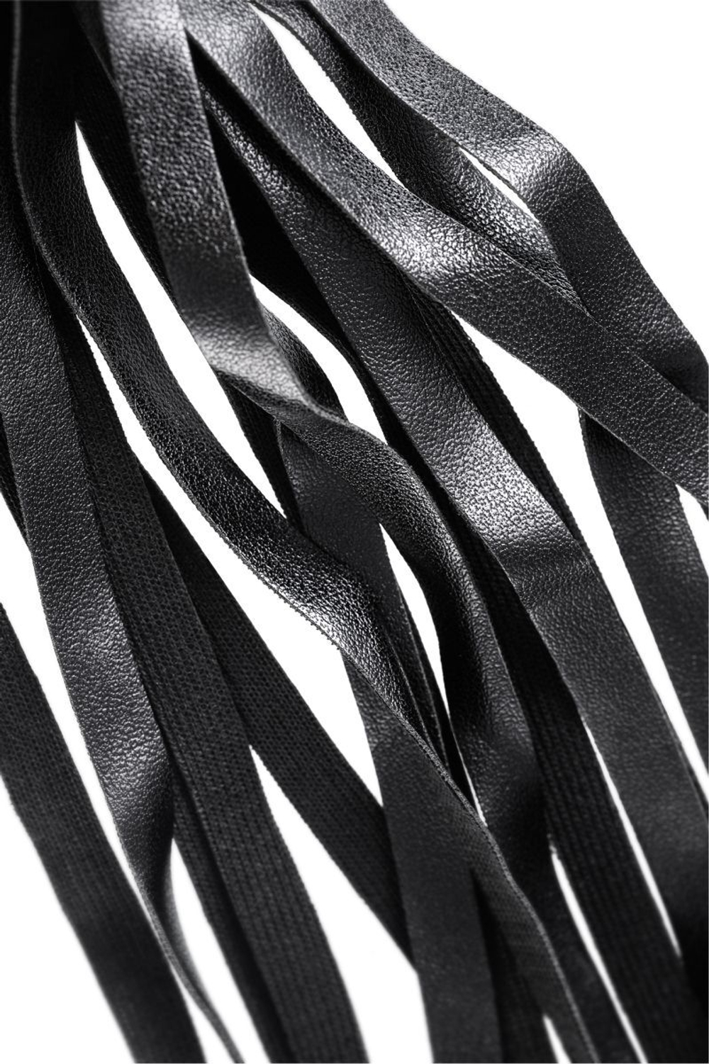 Черно-красный флоггер Anonymo - 45 см. (Цвет: черный с красным)