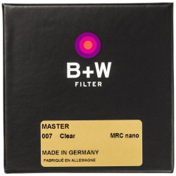 B+W MASTER 007 Clear MRC nano 72mm. Светофильтр защитный