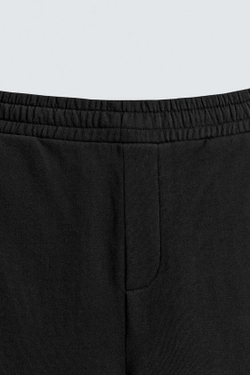 ZARA БРЮКИ-ДЖОГГЕРЫ BALLOON FIT, ЧЕРНЫЙ