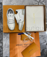Белые кроссовки LV Trainer Louis Vuitton