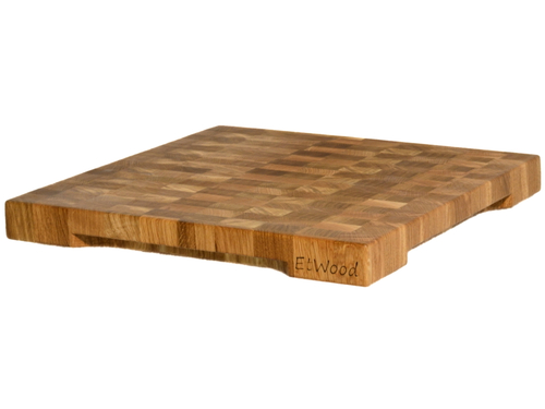 Торцевая разделочная доска 40x40x4 см. дуб, арт. 070