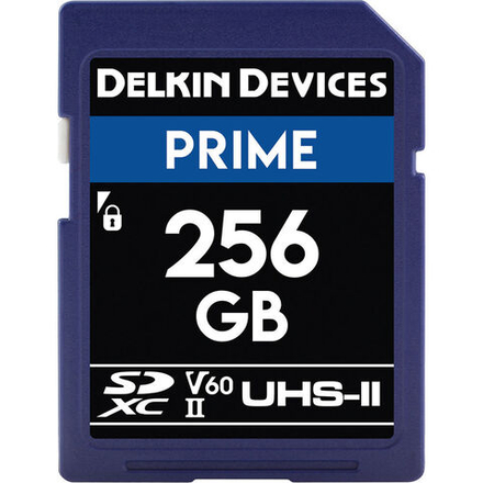 Карта памяти Delkin Devices Prime SDXC 256GB UHS-II, R/W 280/150 МБ/с