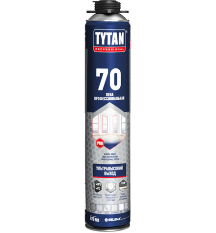 Пена Tytan Professional 70 монтажная профессиональная 870 мл. Лето