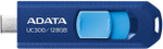 USB Flash карта ADATA ACHO-UC300-128G-RNB/BU 128 Гб