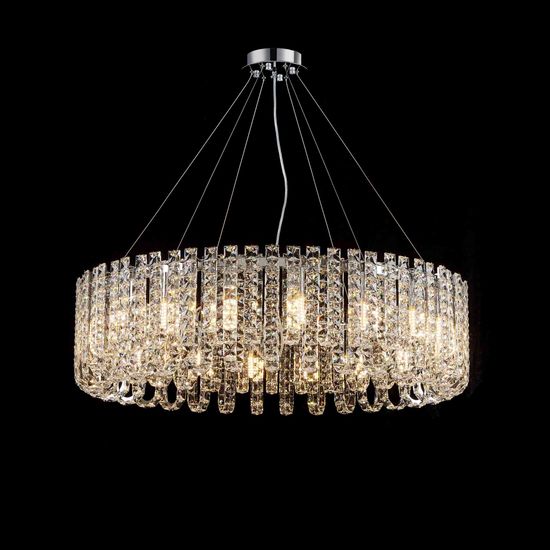 NW082-ф1000*H280(1280) CHROME (1) Люстра (в 2-х коробках) NW