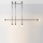 Ceiling design lamp  Big Kick by Volker Haug (Black)