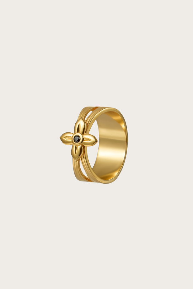 Кольцо из латуни для платка