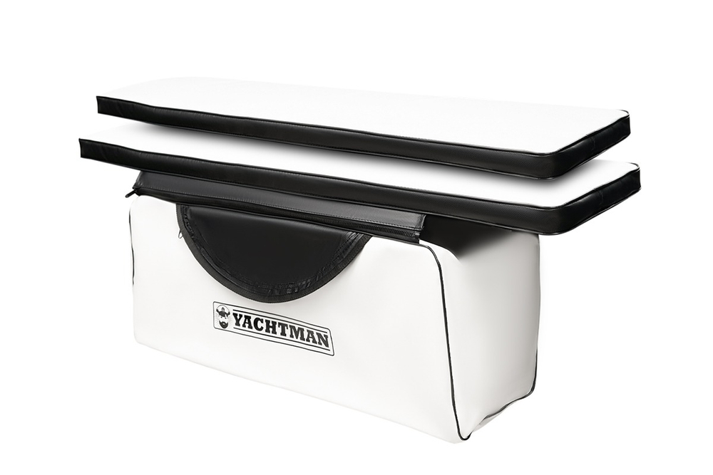Накладки на банки комплект 116х25 Yachtman 300, 320, 340, 360 НДНД белый/черный