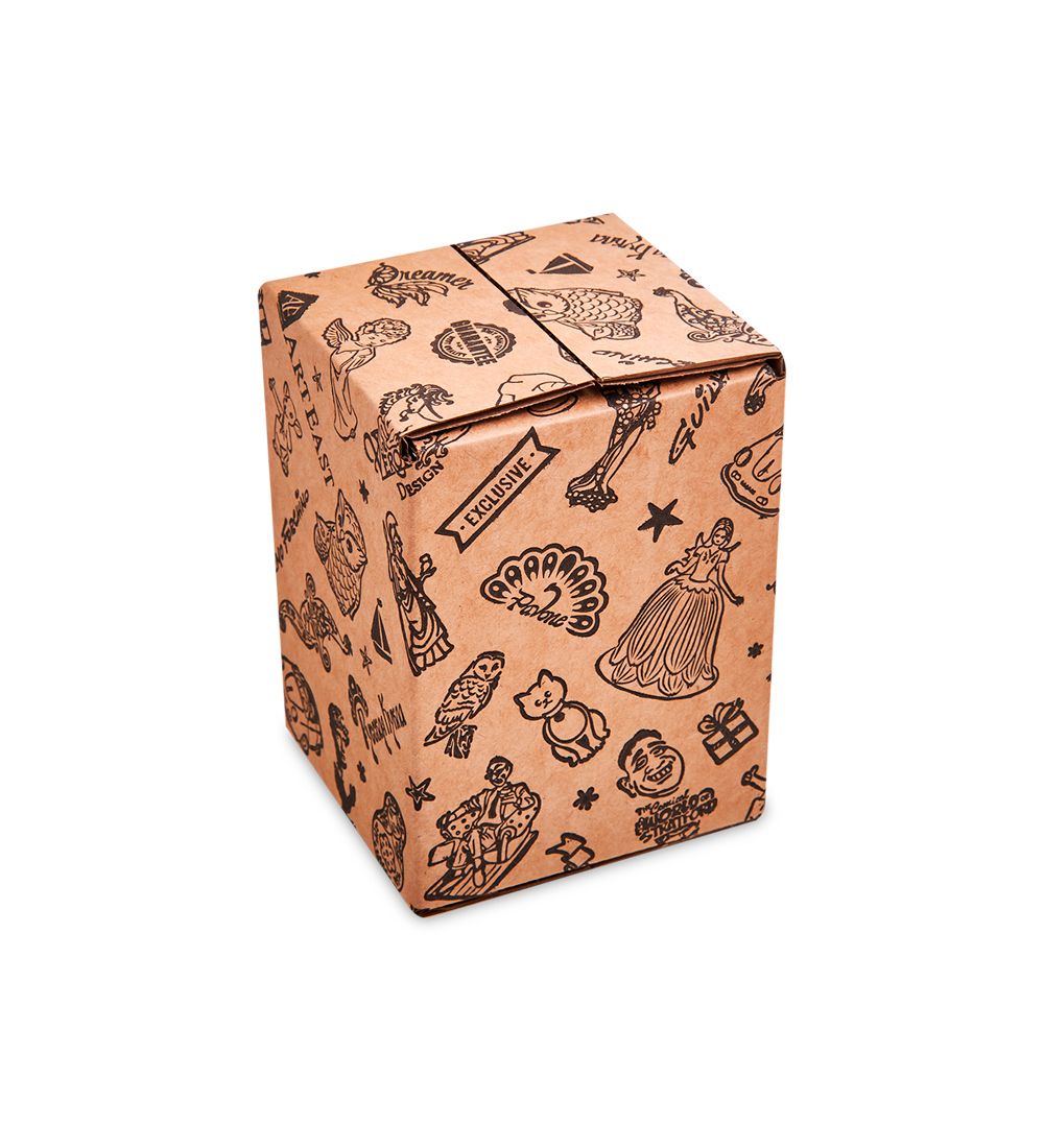 GAEM Art ГКП-20 Коробка 4-х клапанная гофрокартон 95х95х140