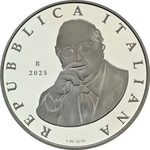 ИТАЛИЯ, 2025, 5 ЕВРО [СЕРЕБРО]