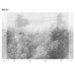 Пейзаж Южный лес панно