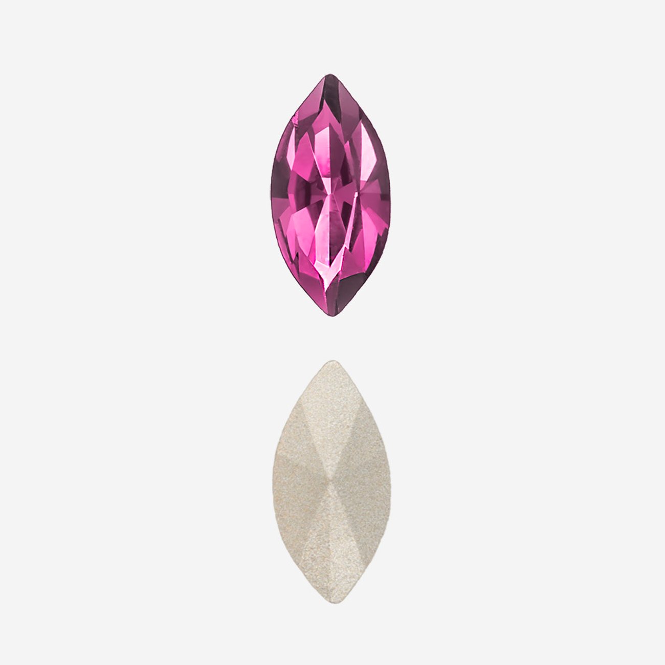 Кристалл Маркиз (Marquise Fancy Stone), оттенок "Фуксия"/"Fuchsia", 10*5мм