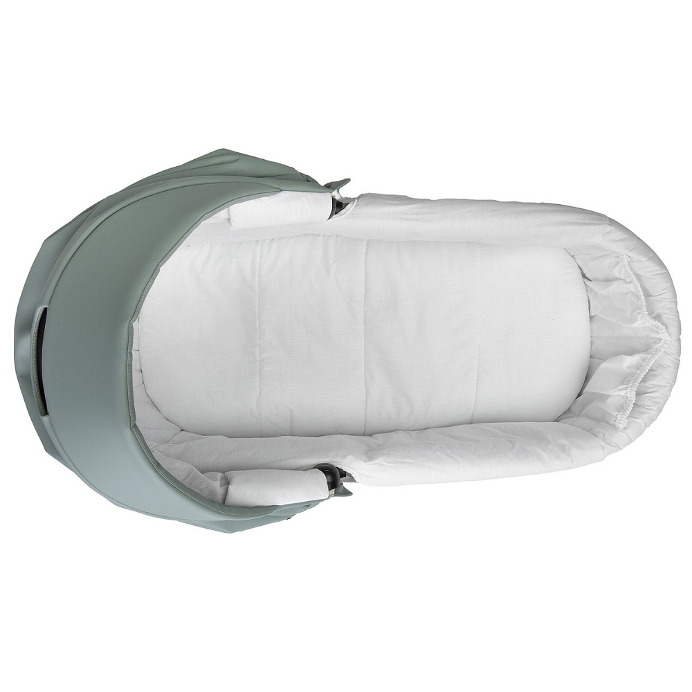 Детская коляска Indigo Mio Eco Plus 14 2 в 1 03 шалфей кожа