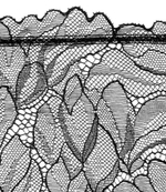 Кружевные стринги Calvin Klein Underwear - черный(000QF7352E)