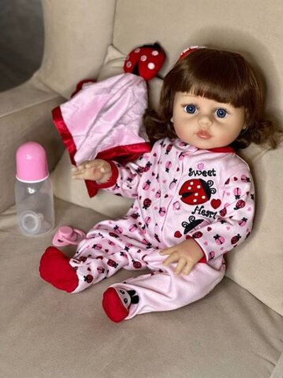 Кукла Реборн виниловая 48см в пакете (FA-061)