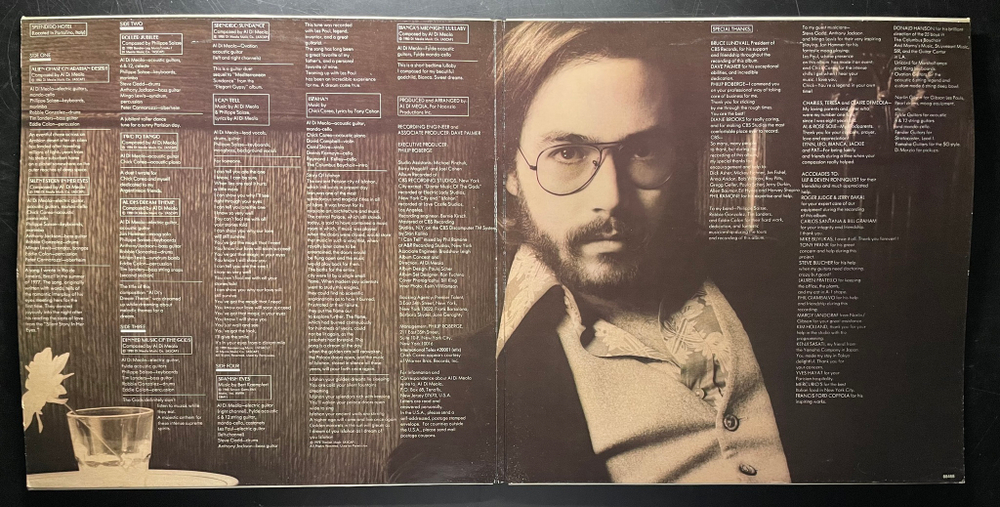 Al Di Meola ‎– Splendido Hotel 2LP (Европа 1980г.)