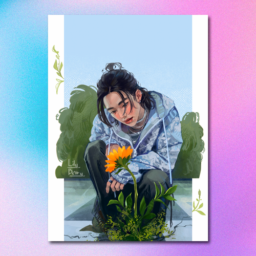 Арт принт / lily_betty_ / STRAY KIDS / Хенджин #12