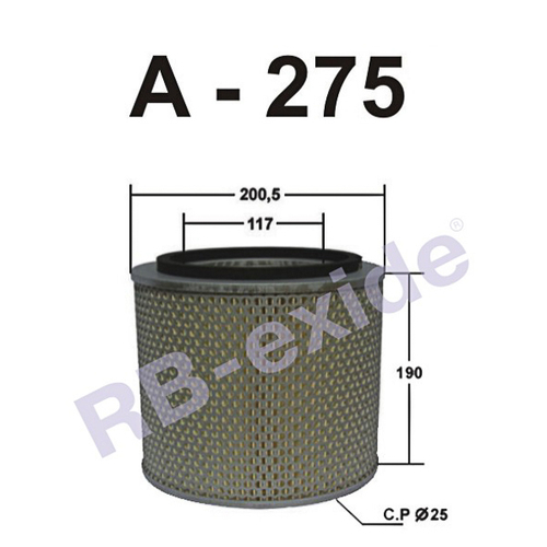 Фильтр воздушный  RB-exide  A-275
