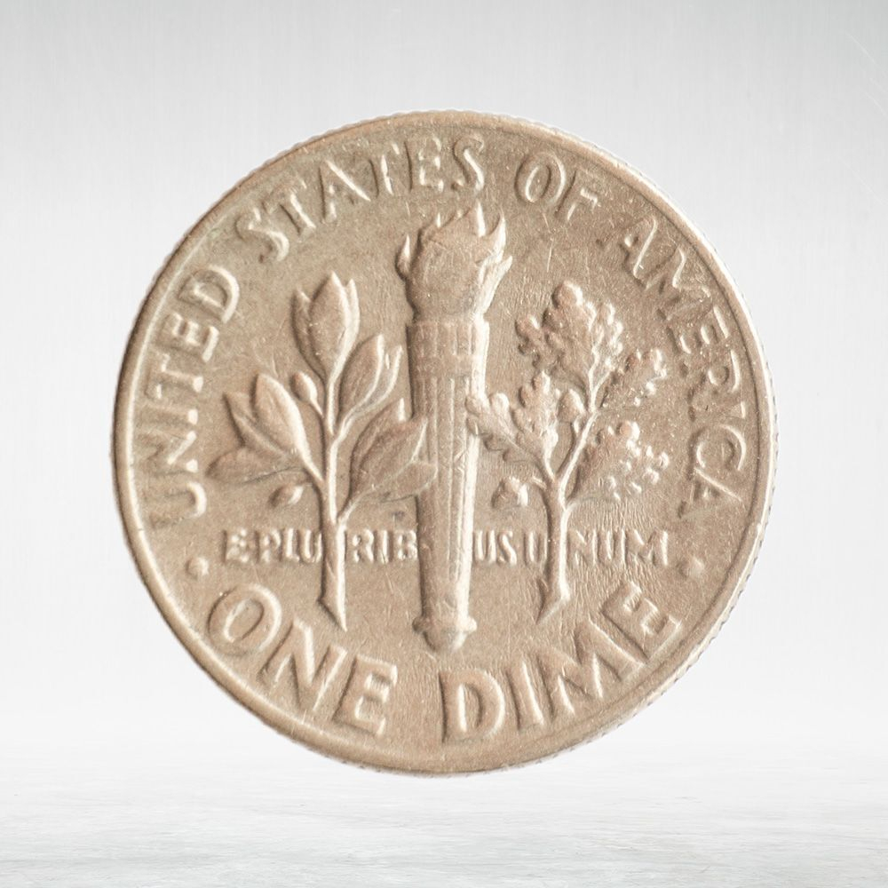 USA, 1 Dime, 1965 - Roosevelt Dime, XF