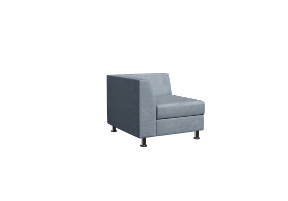 Prime Секция с подлокотником одноместная правая PR.SP-1 (R) Enzo 994 750х770х720