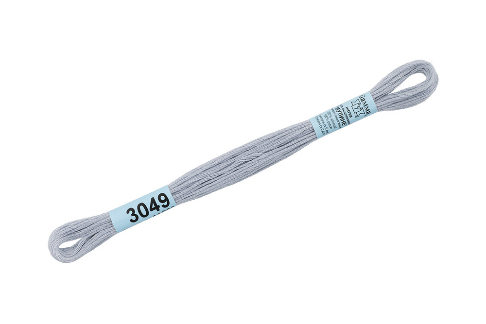 Мулине "Gamma", 100% хлопок, 8 м, №3049