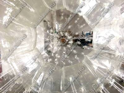 Гидро/аква зорб "Кристалл", ТПУ, диаметр 2,5 м, один вход