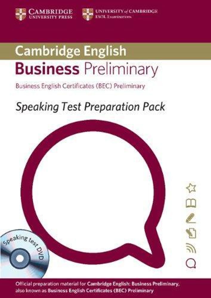 BEC Speaking Test Preparation Pk Preliminary Bk +DD