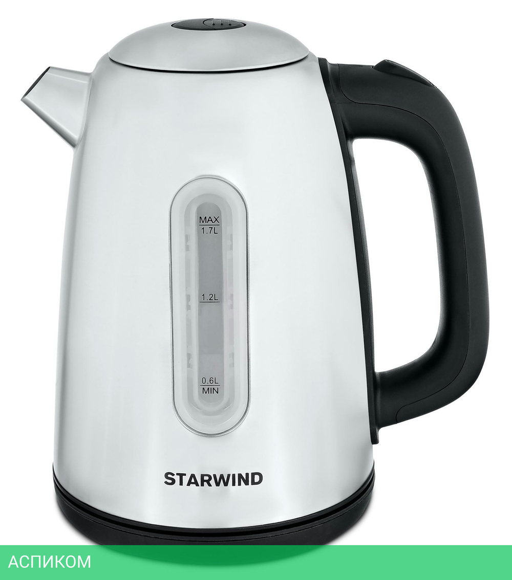 Электрочайник StarWind SKS3210 серебристый