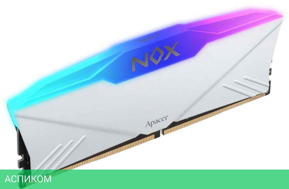 Оперативная память Apacer NOX RGB 2x8GB DDR4 белый (AH4U16G32C28YNWAA-2)