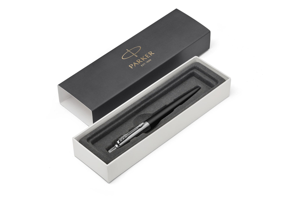 Набор с гравировкой: Ежедневник и  Шариковая ручка Parker Jotter Essential, Satin Black